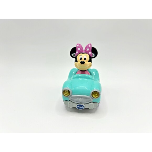 VTech Go! Go! Smart Wheels Minnie Mouse Car with Lights & Sounds Tested Working - Picture 4 of 9